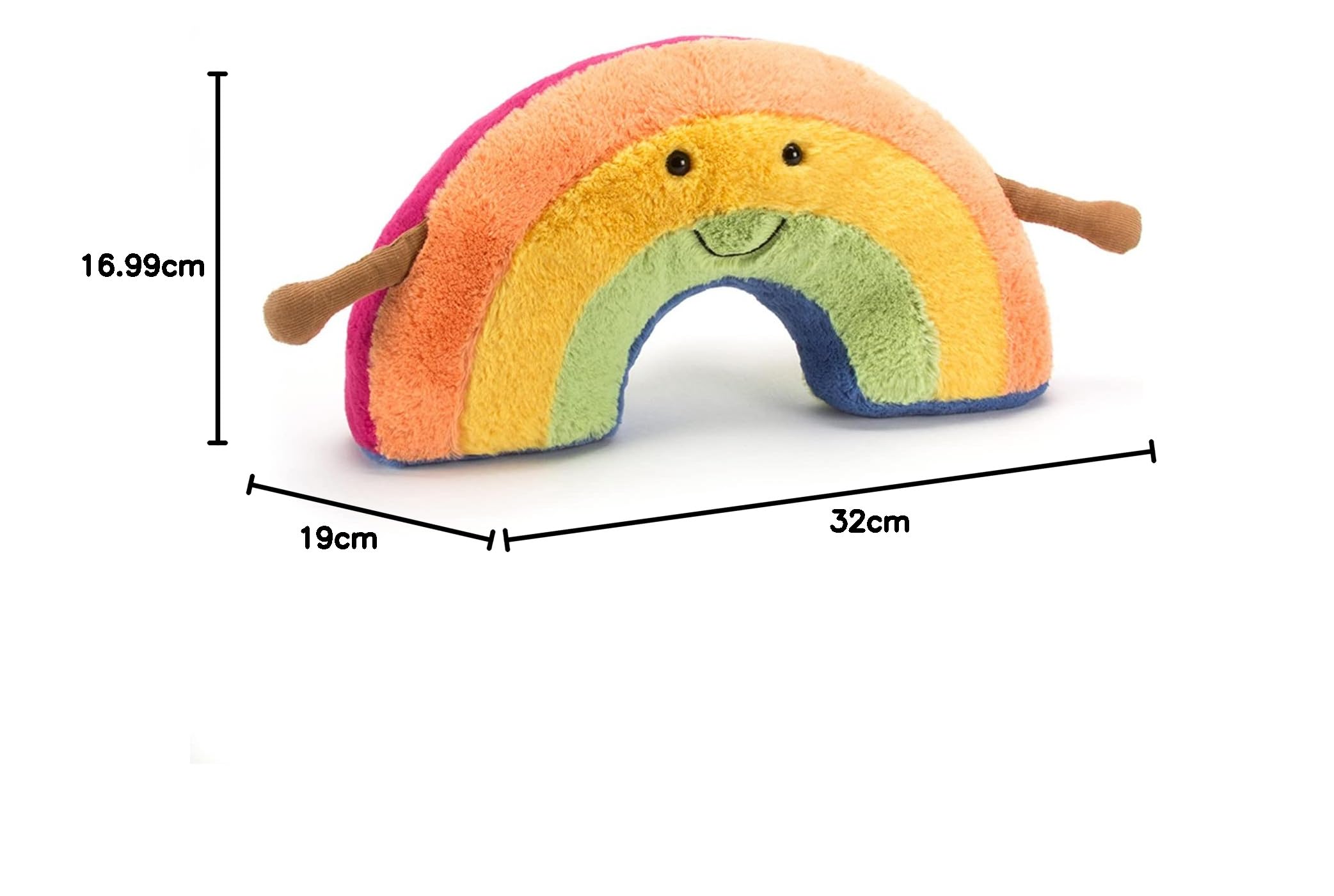 Amazon.co.jp: Jellycat【ジェリーキャット】Amuseable Rainbow